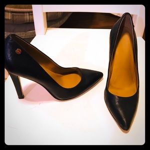 Calvin Klein Matte Leather Pumps